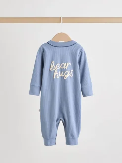 Bordeauxrood - Verpakking van 3 babypyjama's (0 mnd-3 jr)