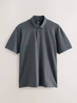 Bordeauxrood/antracietgrijs/Ecru Crème - Set van 3 jersey poloshirts met korte mouwen