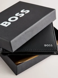 BOSS portemonnee met dubbele vouw