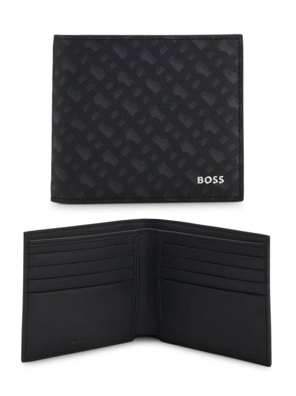 BOSS Zair Signature Logo Billfold Wallet