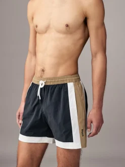 BOSS Zwemshorts met kleurvlakken