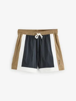BOSS Zwemshorts met kleurvlakken