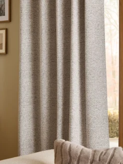 Bouclé ringgordijnen