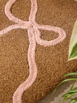 Braided Bow Coir Doormat