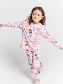 Brand Threads Disney Princess Fleece Pyjamas Set