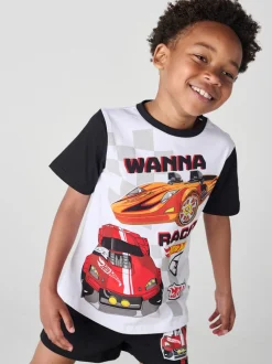 Brand Threads Hot Wheels Short 100% Cotton Pyjama Set