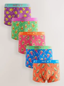 Bright Food Print - Verpakking van 5 - 5 Hipsterboxershorts