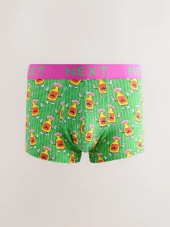 Bright Food Print - Verpakking van 5 - 5 Hipsterboxershorts