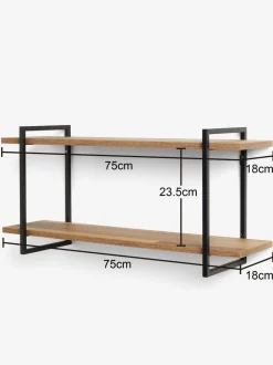 Bronx - Wandplanken met 2 lagen