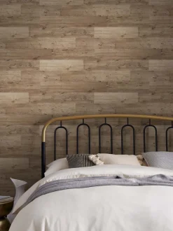 Bronx behang met houteffect 10M