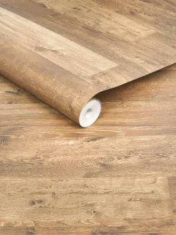 Bronx behang met houteffect 10M