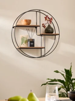 Bronx Round Wall Shelf