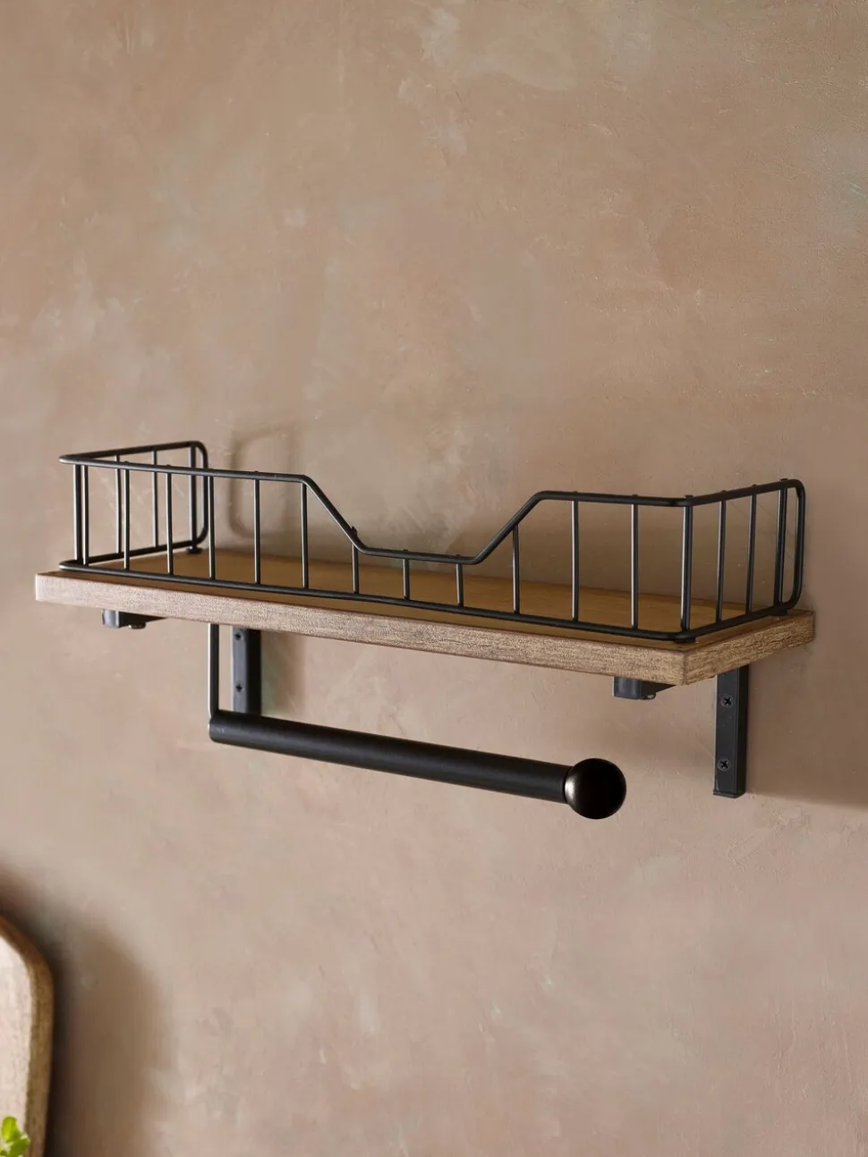 Bronx Shelf and Kitchen Roll Holder