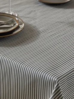 Bronx Stripe Wipe Clean Tablecloth