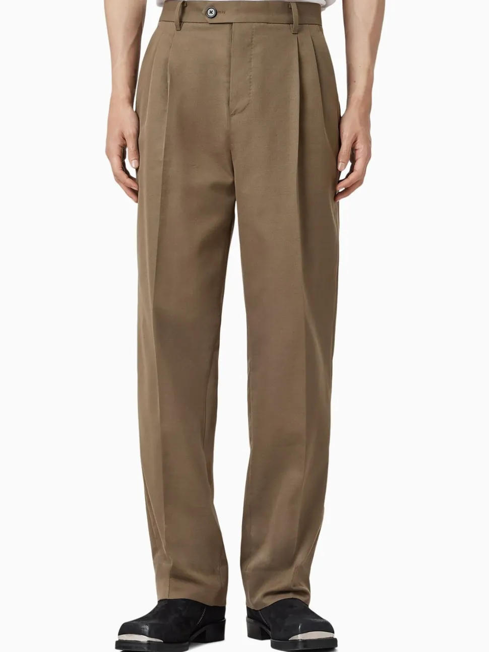 Bruin - AllSaints Tallis Straight Trousers