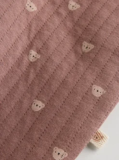 Bruin - Baby gewatteerde berenpyjama's 2 set