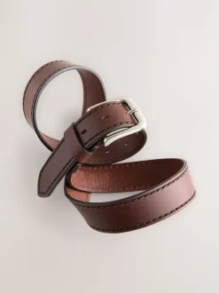 Bruin - Casual leren riem