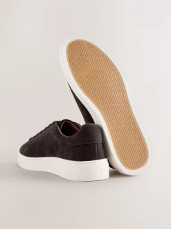 Bruin - Chic-casual lange sneakers