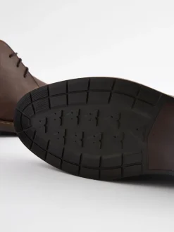 Bruin - Chukka-laarzen van gewaxt leer
