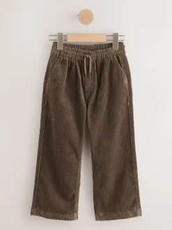 Bruin - Corduroy instapbroek (3-16jr)