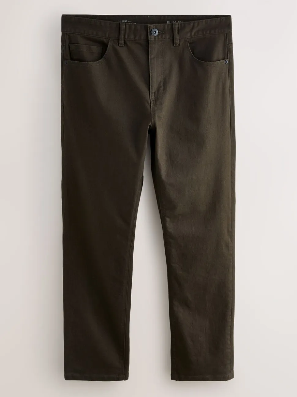 Bruin - Enkele - Slim fit klassieke stretchy jeans
