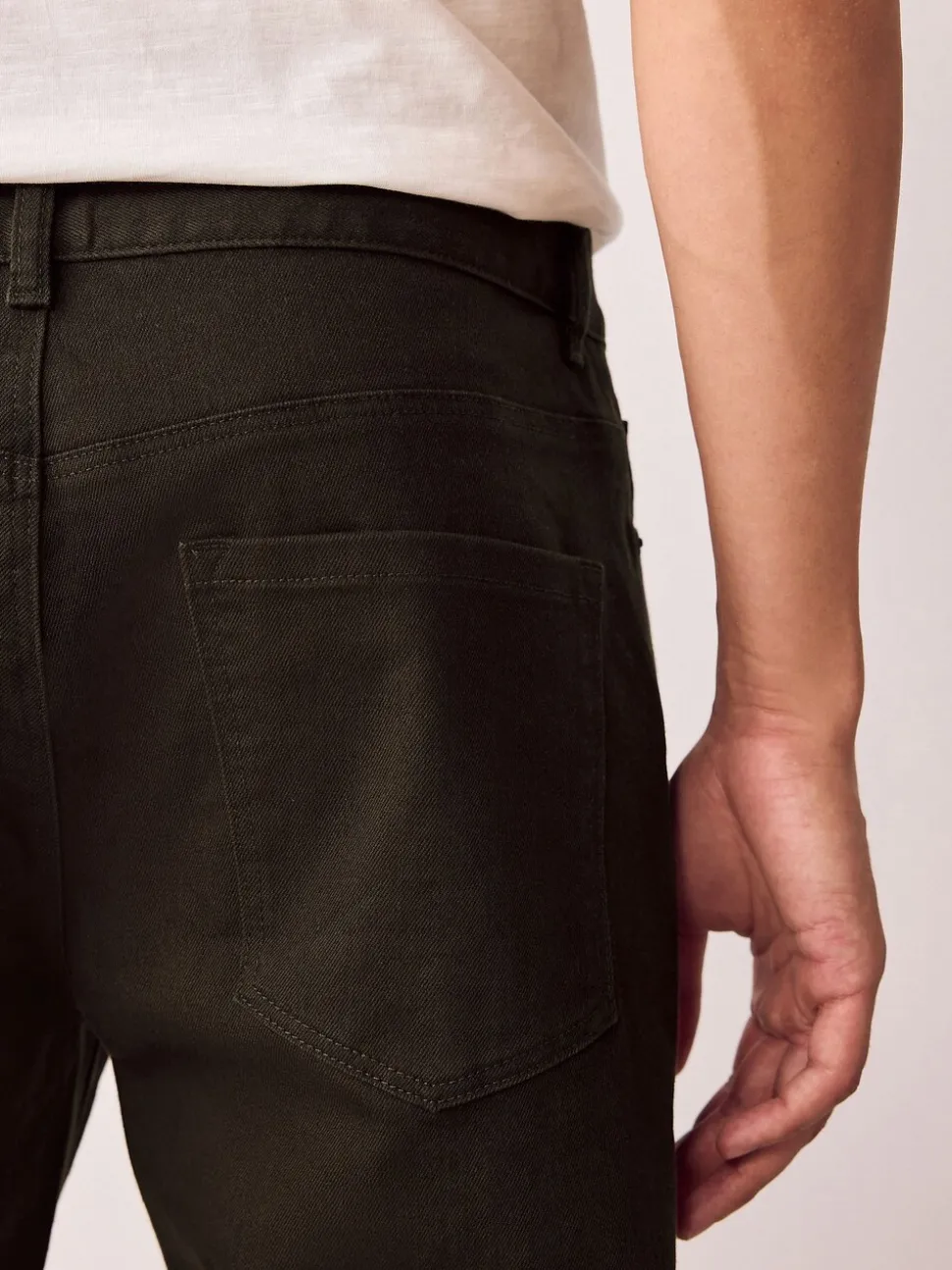 Bruin - Enkele - Slim fit klassieke stretchy jeans