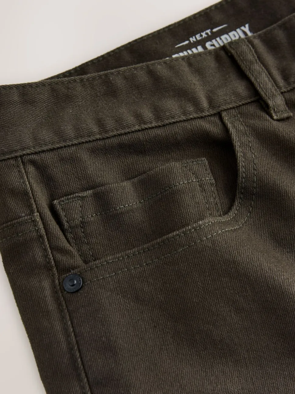 Bruin - Enkele - Slim fit klassieke stretchy jeans