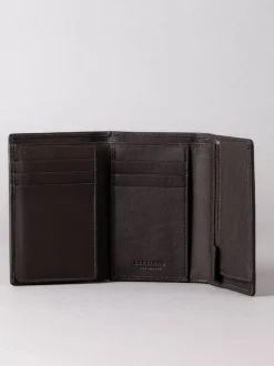 Bruin - Lakeland Leather Bowston portemonnee met opvouwbaar ontwerp