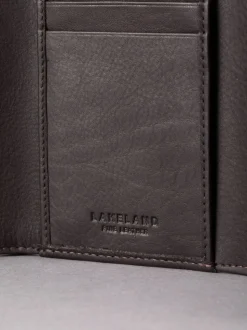 Bruin - Lakeland Leather Bowston portemonnee met opvouwbaar ontwerp