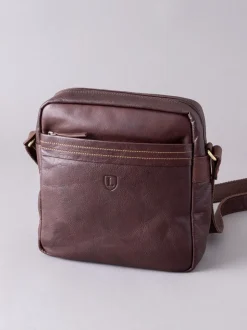 Bruin - Lakeland Leather kleine Keswick Messenger Bag