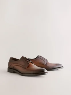 Bruin - Leren Derby schoenen