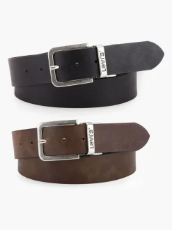 Bruin - Levi's® aan twee kanten draagbare riem