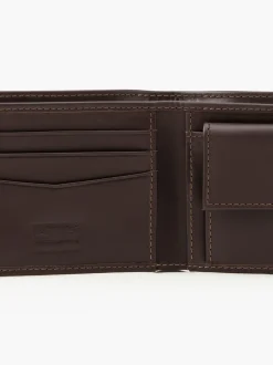 Bruin - Levi's® leren portemonnee