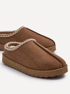 Bruin - Linzi Tana Faux Suede Slip-On Slippers