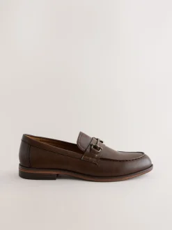 Bruin - Loafers van lusjesstof