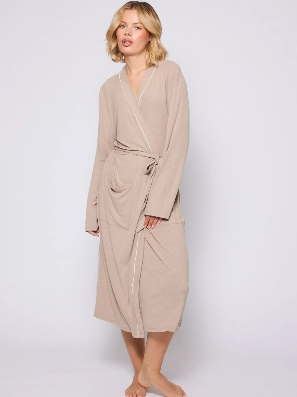 Bruin - Loungeable Rib Kimono Dressing Gown