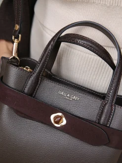 Bruin - Luella Grey Tan Oriel Cross Body Bag