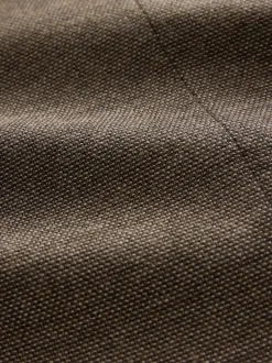 Bruin - Normale Pasvorm - Modieuze blazer met textuur