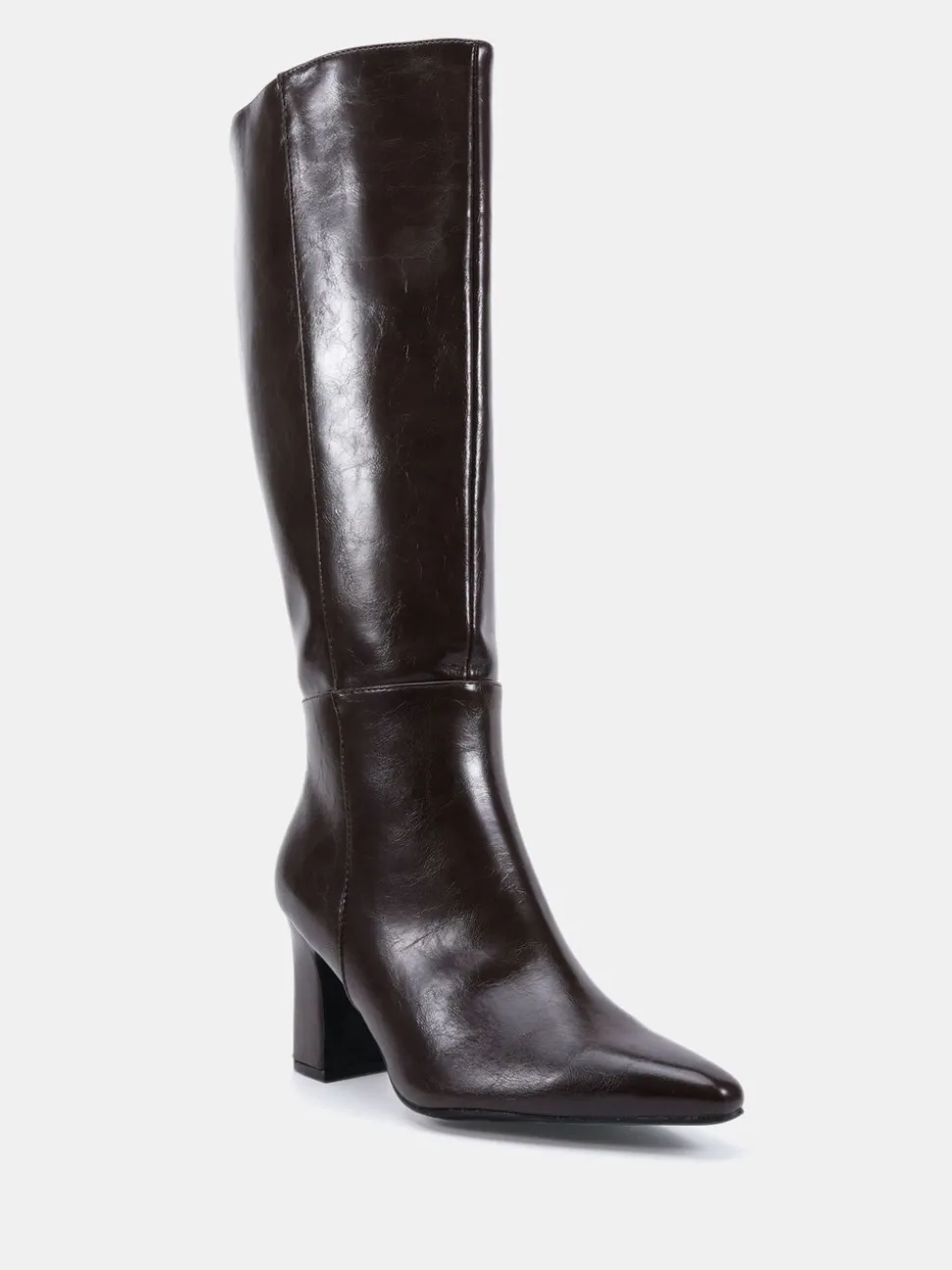 Bruin - Novo Wide Fit Gala Point Toe Block Heel Knee Boots