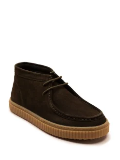 Bruin - Off The Hook Bolan suède leren Vetersluiting casual Boots