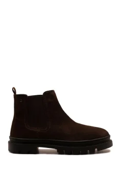 Bruin - Off The Hook Harrison Suede Leather Formal Chelsea Boots