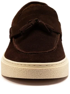 Bruin - Off The Hook Rory Suede Tassel Loafers with Flat Sole