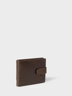 Bruin - Osprey London - The London bruine leren portemonnee