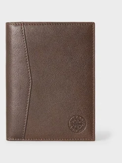 Bruin - Osprey London - The Compass leren paspoorthouder