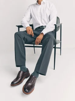 Bruin - Oxford Wingcap Leather Shoes