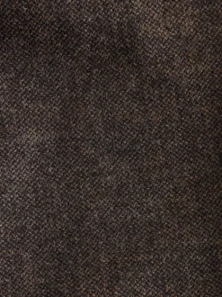 Bruin - Regular Tapered Fit Smart Textured Trousers With Wool
