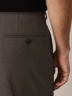 Bruin - Relaxed Fit Smart Pleated Trousers
