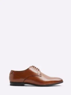 Bruin - River Island Wide Fit Leather Formal Derby Shoes