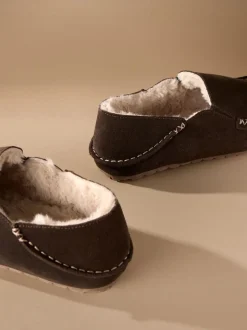 Bruin - Signature Kickdown suède moccasinpantoffels