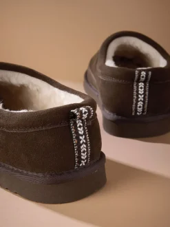 Bruin - Signature Suede Faux Fur Lined Slippers